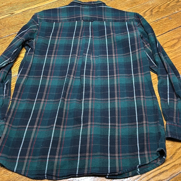 Red Head Brand green flannel plaid button up shirt. Men’s Size XLT - Picture 7 of 7